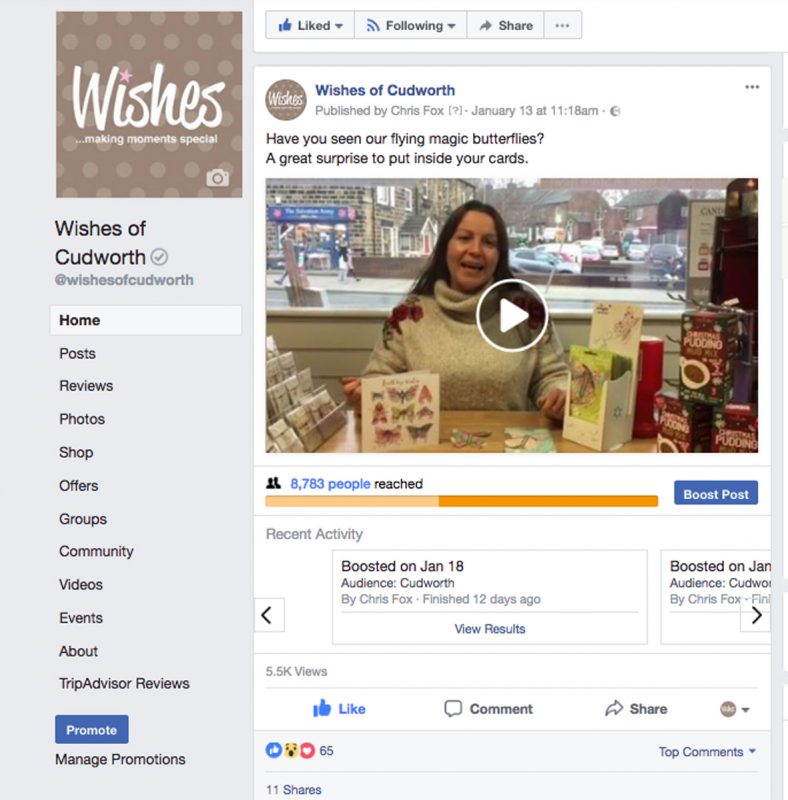 Wishes of Cudworth Facebook